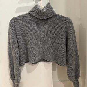 Reformation Luisa Cropped Cashmere Sweater
